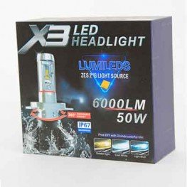 Перейти к предложению: Светодиодные лампы (2шт.) H11 серия ZES-X3